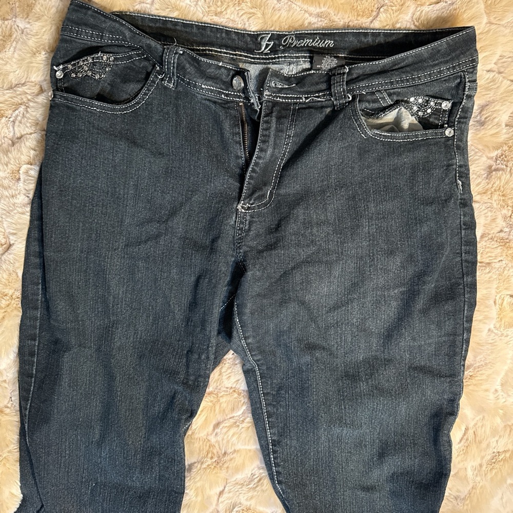 Jz Premium Women's Black Low Rise Jeans